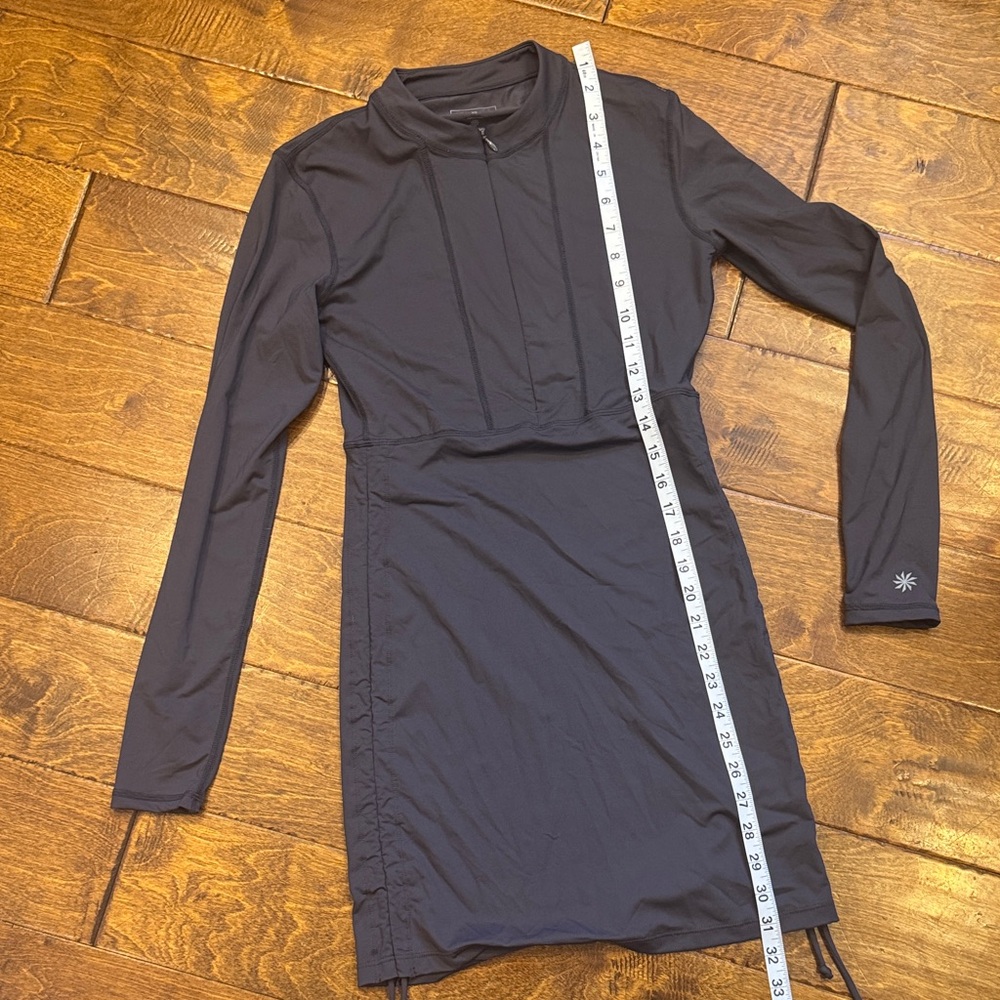 Athletea Gray Long Sleeve Athletic dress